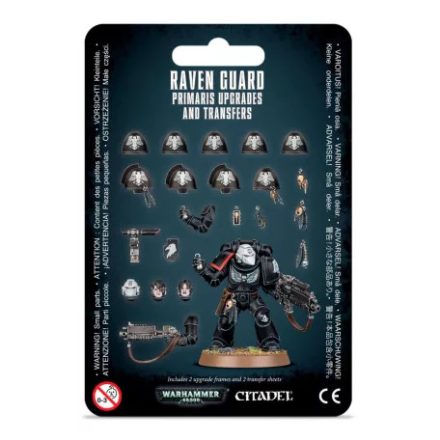 Upgrades und Abziehbilderbögen: Raven Guard Primaris