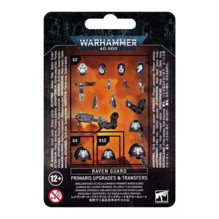 Upgrades und Abziehbilderbögen: Raven Guard Primaris