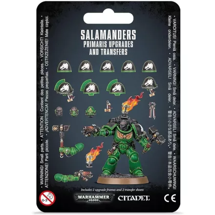Upgrades und Abziehbilderbögen: Salamanders Primaris