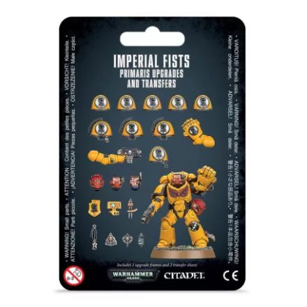 Upgrades und Abziehbilderbögen: Imperial Fists Primaris