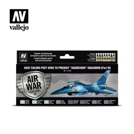   USAF colors post WWII to present Aggressor Squadron Part III Paint set