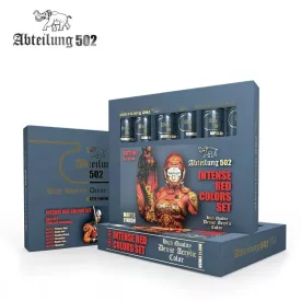 Acrylic Sets - INTENSE RED COLORS SET