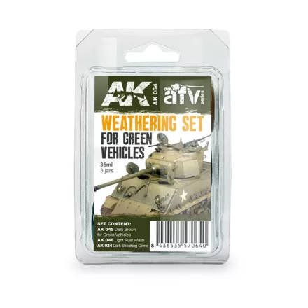 Weathering SETS - GREEN VEHICLES WEATHERING SET