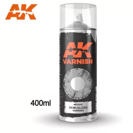   Primer - Semi-Gloss varnish - Spray 400ml (Includes 2 nozzles)