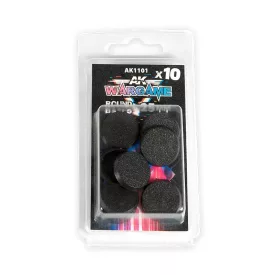 Accesories - PLASTIC WARGAME BASES. ROUND BASE 32mm