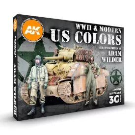 AFV Paint set - ADAM WILDER SIGNATURE SET 18 COLORES