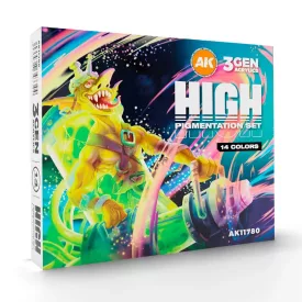 HIGH PIGMENTATION SET 14 COLORS