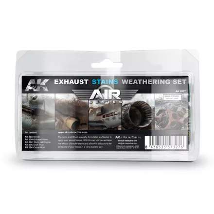 AIR Weathering SETS - EXAUSTS & STAINS WEATHERING SET