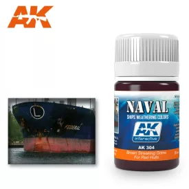   Weathering products for ships - BROWN STREAKING GRIME FOR RED HULLS