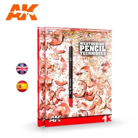   Book - AK Learning 13 Técnicas de envejecimiento con lapiz acuarelable Spanish