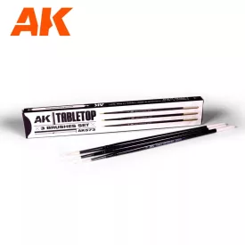 Brushes - AK TABLE TOP BRUSHES SET 0,1,2