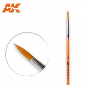 Brushes - ROUND BRUSH 8 SYNTHETIC