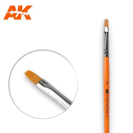 Brushes - FLAT BRUSH 2 SYNTHETIC