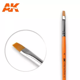 Brushes - FLAT BRUSH 4 SYNTHETIC