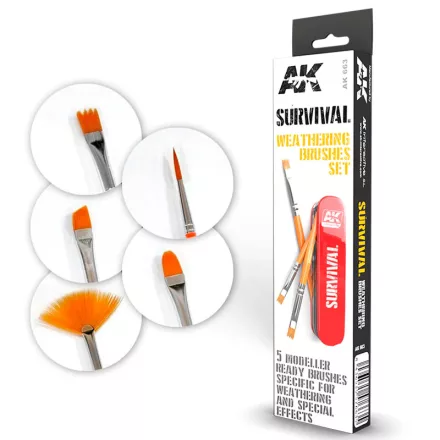 Brushes - SURVIVAL WEATHERING BRUSH SET