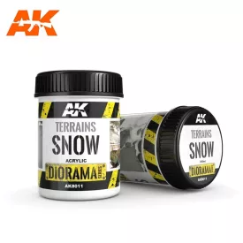 Vignettes texture products - TERRAINS SNOW - 250ml (Acrylic)