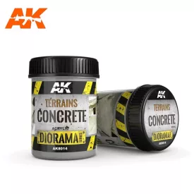   Vignettes texture products - TERRAINS CONCRETE - 250ml (Acrylic)