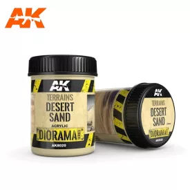   Vignettes texture products - TERRAINS DESERT SAND - 250ml (Acrylic)