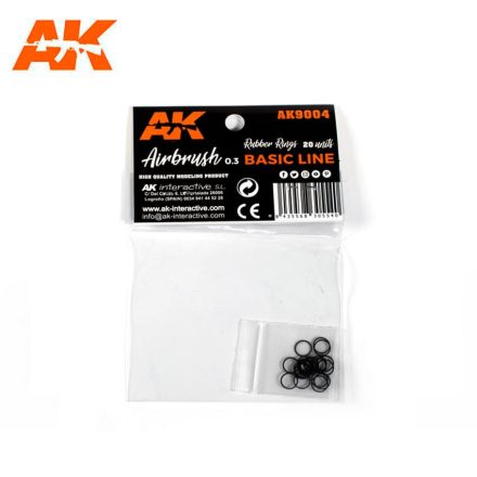 Tools - Rubber Rings - 20 units (Airbrush Basic Line 0.3)