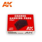 Sandpaper - Coarse Sanding Pads 120 grit.4 units