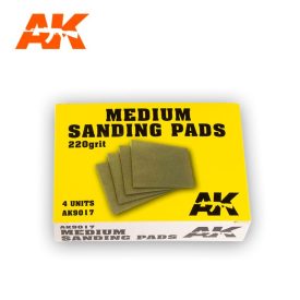 Sandpaper - Medium Sanding Pads 220 grit.4units