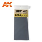 Sandpaper - Wet Sandpaper 1200 Grit. 3 units