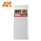 Sandpaper - Dry Sandpaper 600 Grit. 3 units