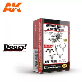 Accesories - ANIMAL SKULLS & SKELETONS 1: 24