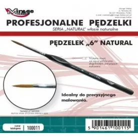 Brush - Natural Size 6
