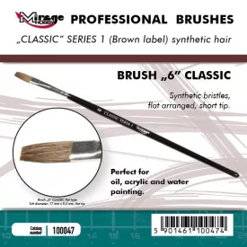 Brush - Flat High Quality Classic Series „1”  Size 6