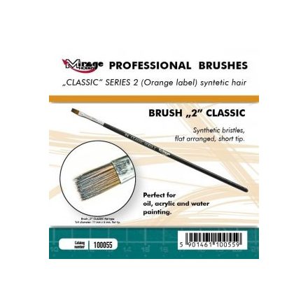 Brush - Flat High Quality Classic Series „2”  Size 2