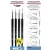 Brush - Optimal Set Of Standard [4 X Synthetic Brush: 00; 0; 1; 2]