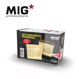 Resins - BIG CONCRETE BARRIERS IRAK MILITARY TYPE 1:35