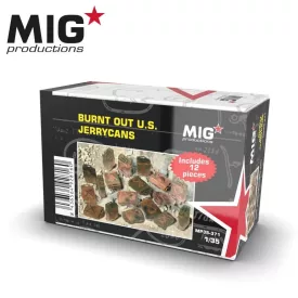Resins - BURNT OUT U.S. JERRYCANS 1:35