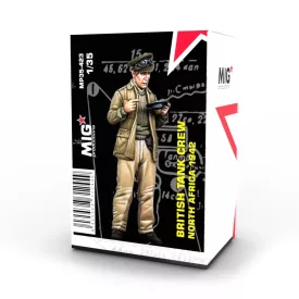 Resins - BRITISH TANK CREWMAN EATINGNORTH AFRICA 1942 1/35