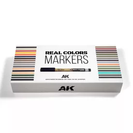 SPECIAL BOX REAL COLORS MARKERS - 34 units