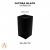 SBS-003 Complements JATOBA BLACK VARNISH-35X35X70