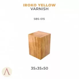 SBS-015 Complements IROKO YELLOW VARNISH-35X35X50
