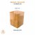 SBS-017 Complements IROKO YELLOW VARNISH-50X50X70