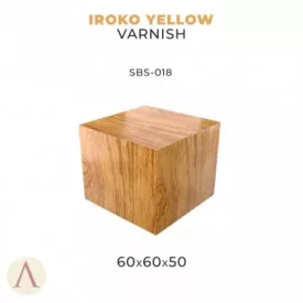 SBS-018 Complements IROKO YELLOW VARNISH-60X60X50