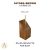 SBS-027 Complements JATOBA BROWN VARNISH-35X35 BEVEL 75 BUST