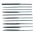 Set of 10 Needle Files