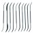 Set of 10 Curved Files